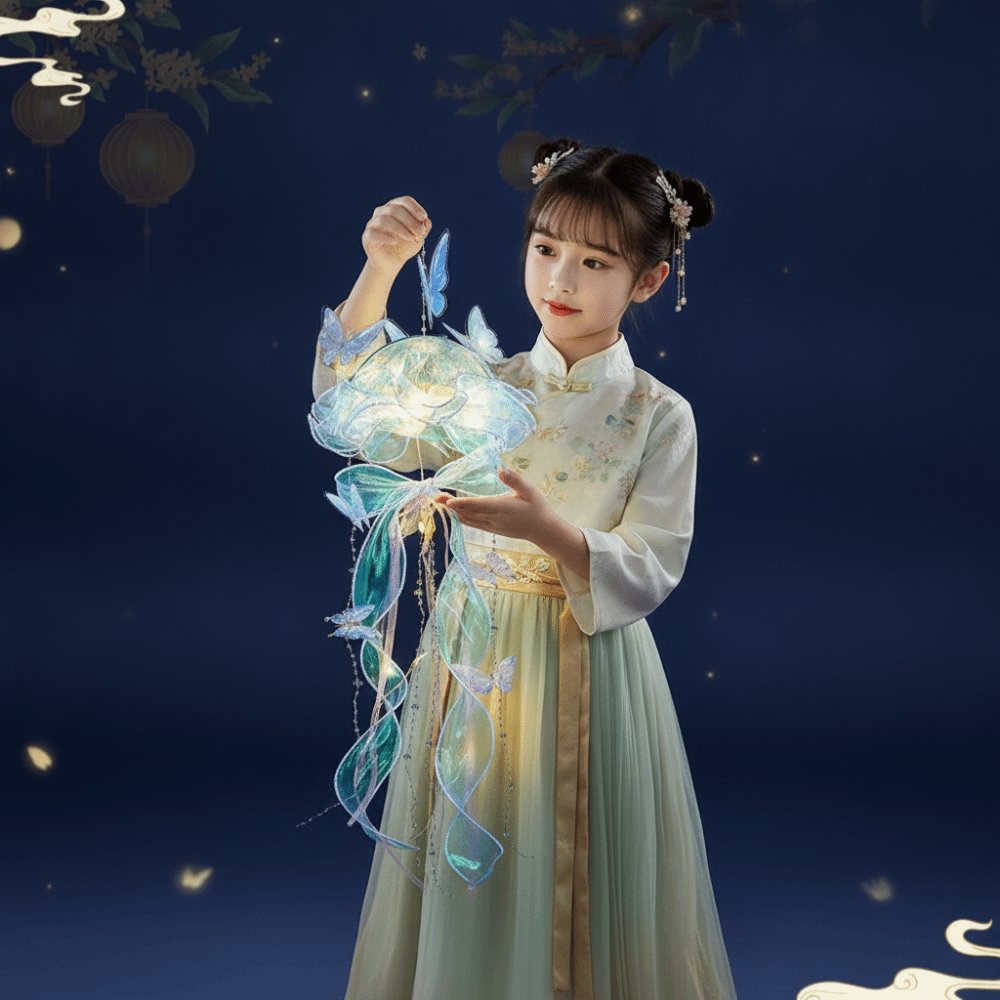 Easy Cosplay Prop - Handmade Jellyfish Lantern Glowing Luminous Butterfly