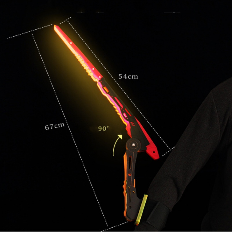 Luminous Cyberpunk Katana Mant - Dva Cosplay Prop review and price