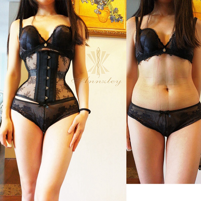 Annzley Corset Slimming Before - Boning Corset Steel review and price