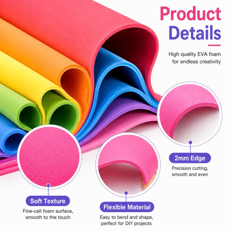 2pcs EVA Foam Sheets, Colorful - Cosplay Props Eva Foam review and price