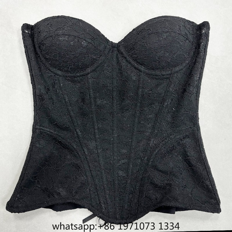 Women Lace Corset Bustier Over - Boning Corset Steel review and price