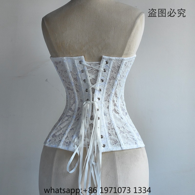 Women Lace Corset Bustier Over - Boning Corset Steel review and price